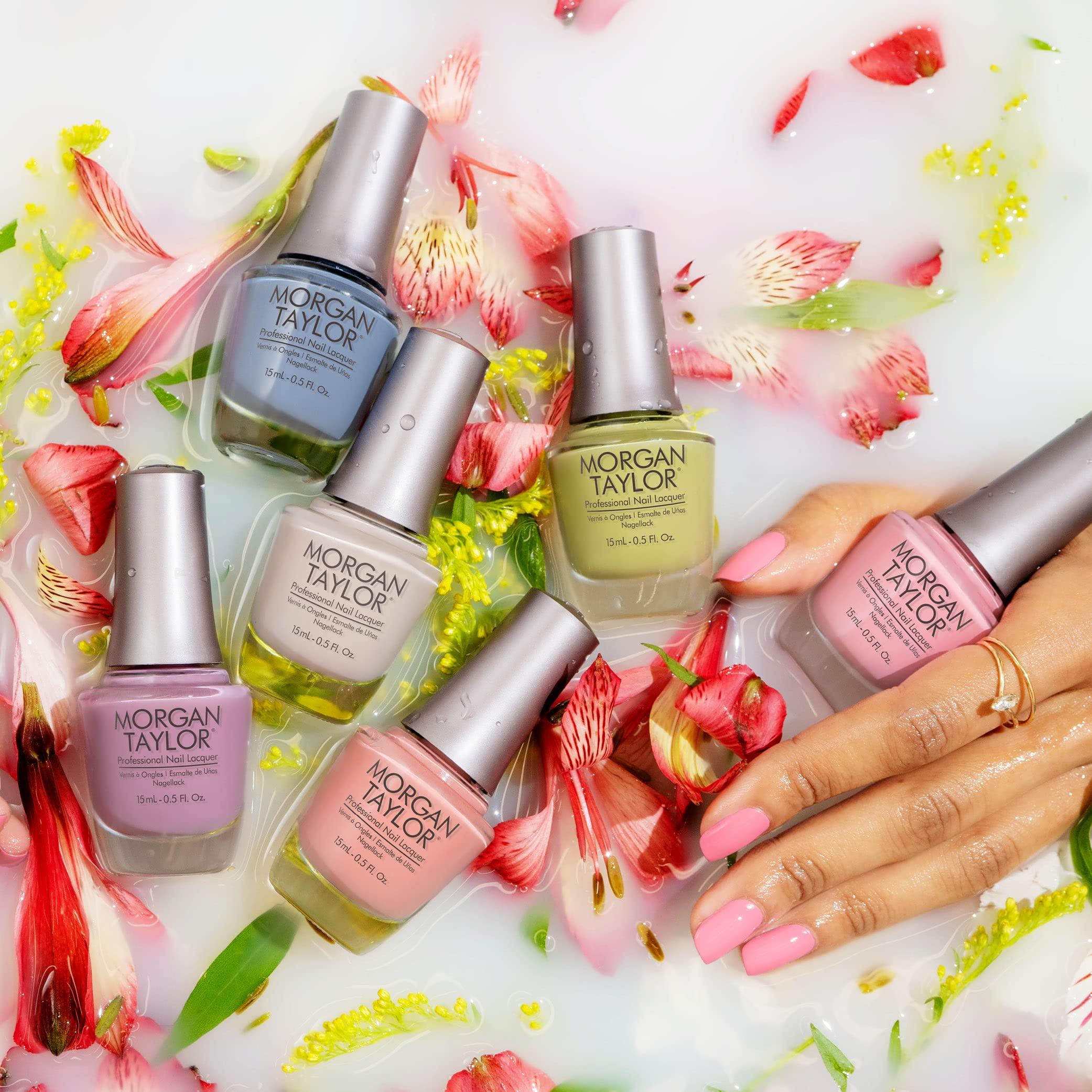 Morgan Taylor Morgan Taylor Pure Beauty Collection - Professional, Vibrant, Chip-Resistant, Fast-Drying, Long-Lasting, High-Shine, Perfect for Manicures & Pedicure (Test The Waters, 15mL)