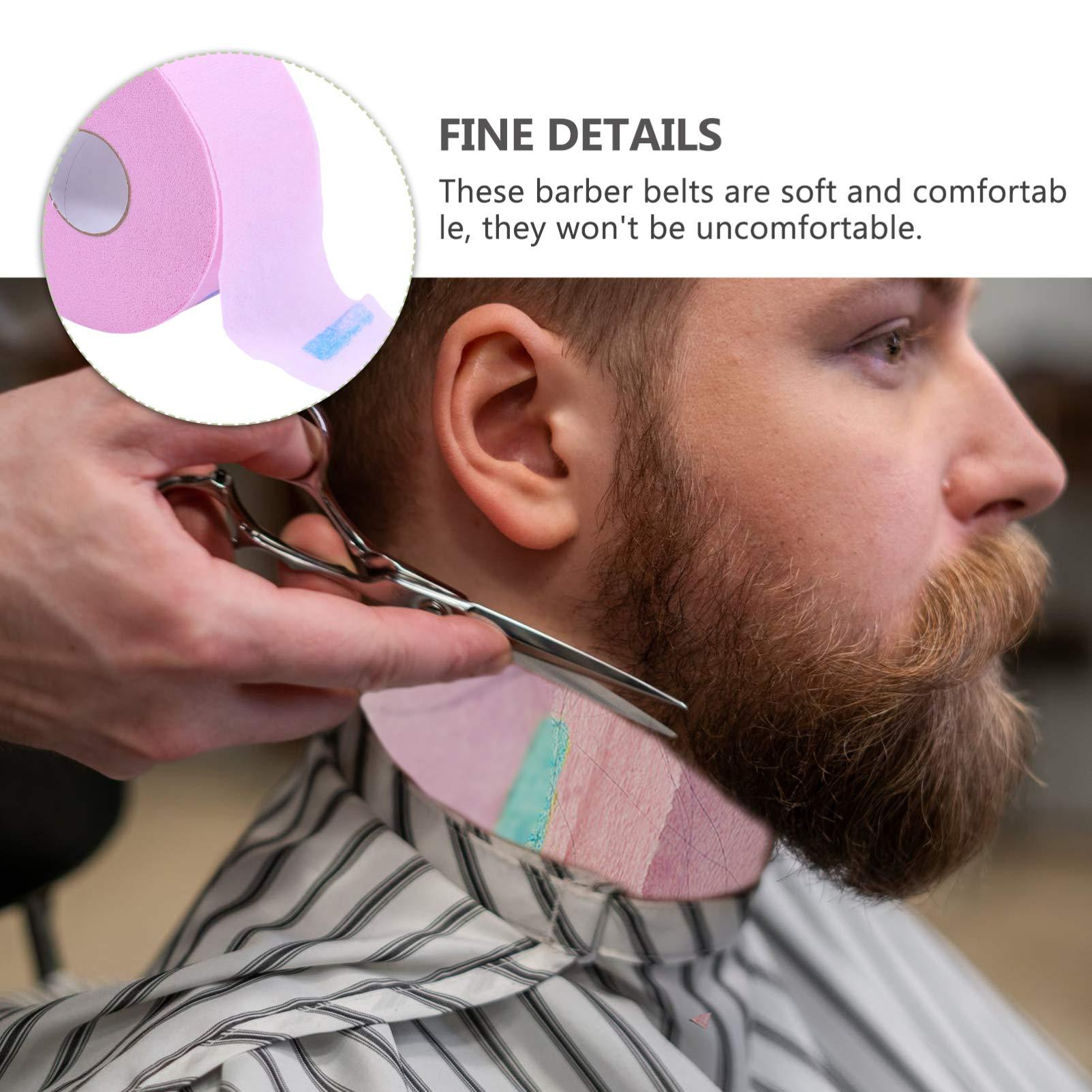 Beaupretty 5 Rolls Haircut Neck Wrap Neck Protection Papers Collar Paper for Hair Cutting Neck Paper Barber Hairdressing Tools Neck Covering Paper Neck Strip Salon Supplies