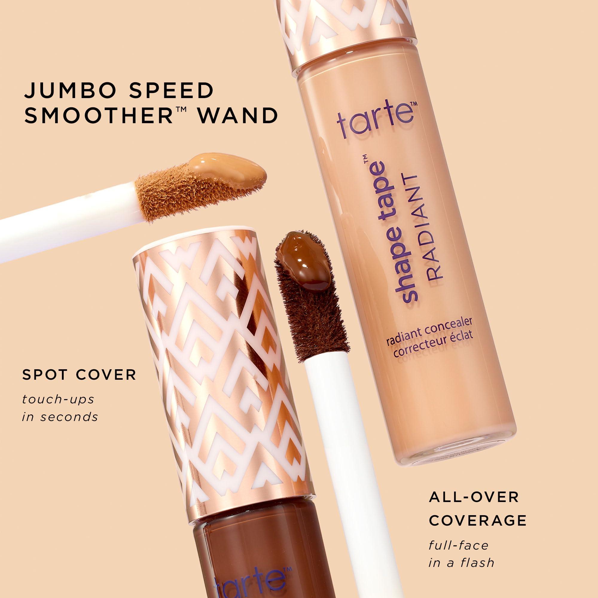 tarte tarte shape tape radiant medium coverage concealer - 37G medium-tan golden (medium to tan skin with very warm, golden or olive undertones)