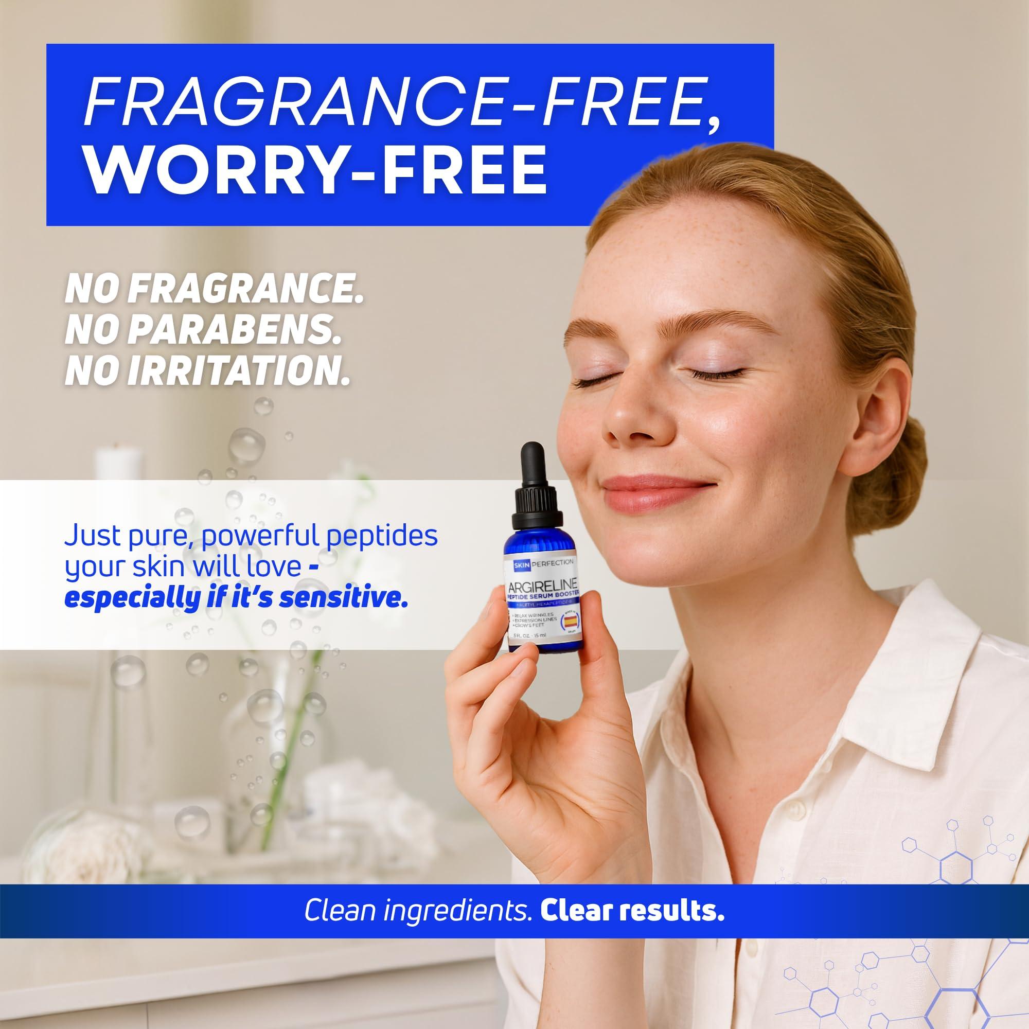 Skin Perfection Skin Perfection Argireline Serum - Peptides Serum for Face with Acetyl Hexapeptide-8 for Fine Lines & Wrinkles - Diy Anti Aging Argireline Booster Solution Mix with Any Skincare Products 0.5oz