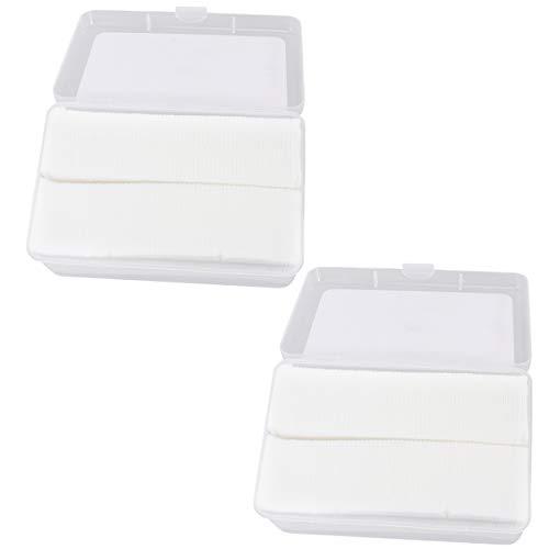 SOLUSTRE 2 Boxes of Non-Woven Cotton Pads Disposable Makeup Remover Cotton Practical Facial Puff