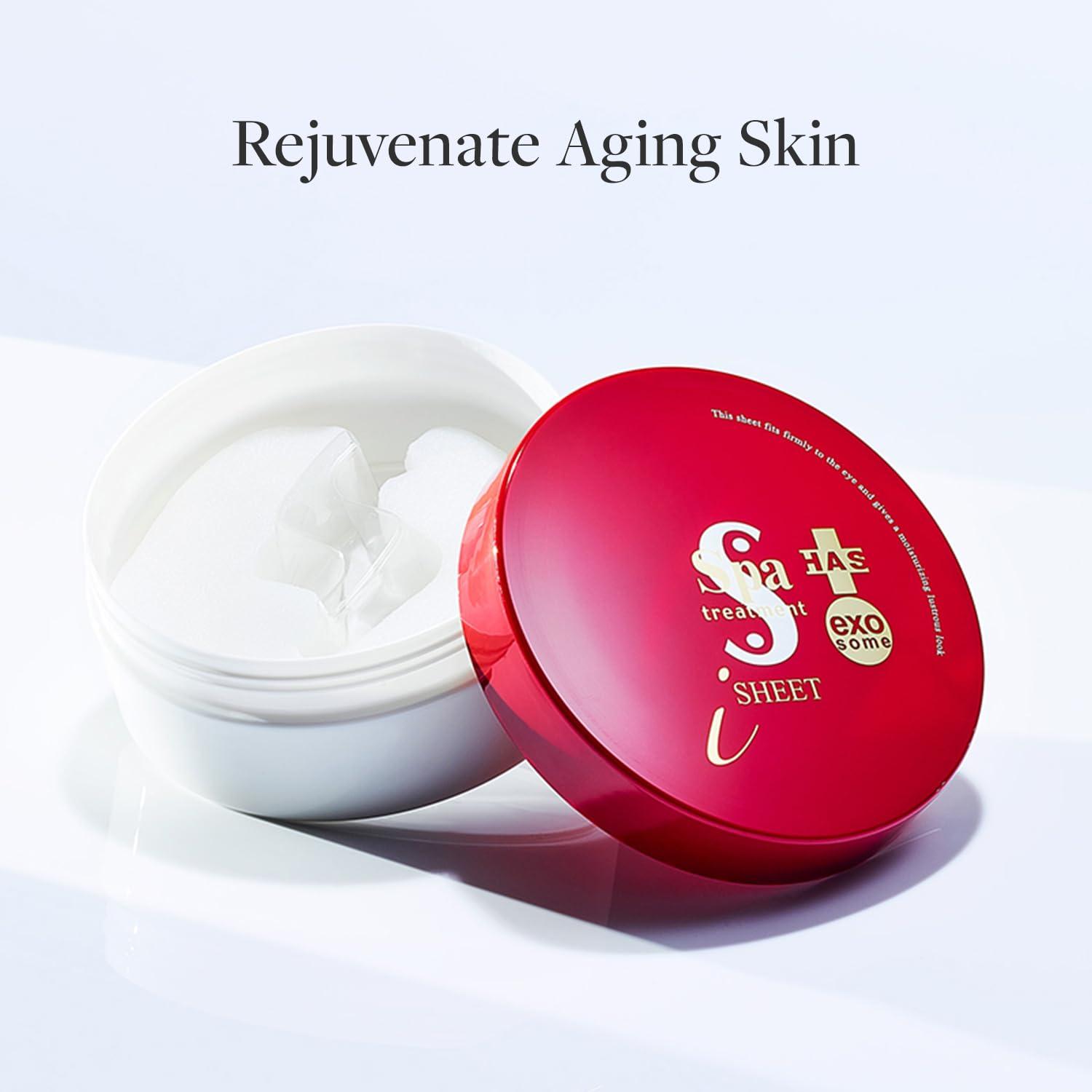 Spa treatment Spa Treatment HAS Stretch iSheet exo Japanese, Under Eye Patches for Puffy Eyes and Dark Circles, eye mask, Under Eye Masks, wrinkles, eyebag, eye masks for dark circles and puffiness (60 Sheets)
