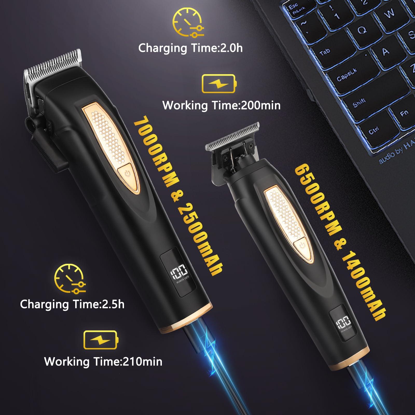 GSKY GSKY Hair Clippers for Men Professional, Beard Trimmer Kits & Sets, Cordless Mens Hair Trimmer