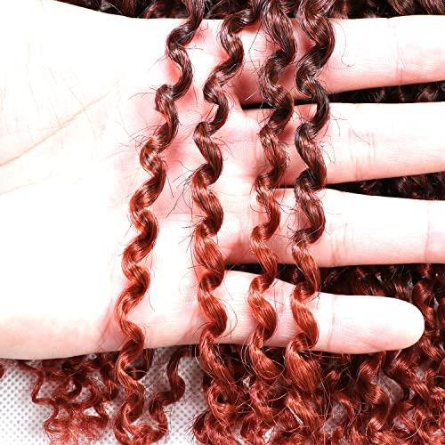 Lifabeauty 10 Inch Marlybob Crochet Hair 8 Small Packs/lot Crochet Braids Jerry Curly Hair Extensions Ombre Synthetic Braiding Hair (8Bundles10 Inch, 1B/350#)