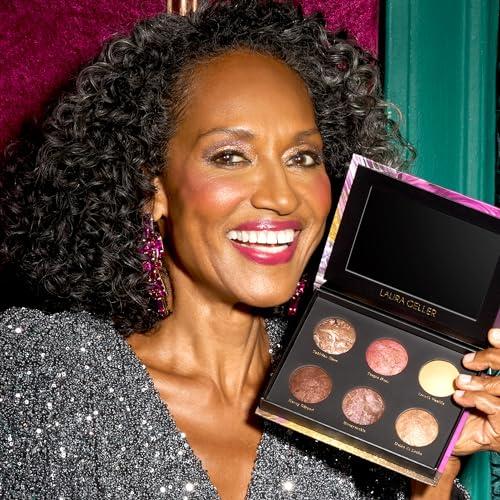 LAURA GELLER NEW YORK LAURA GELLER NEW YORK Cheek to Chic Tropical Glow Baked Face Palette | Includes 2 Blushes, 2 Bronzers and 2 Radiant Highlighters