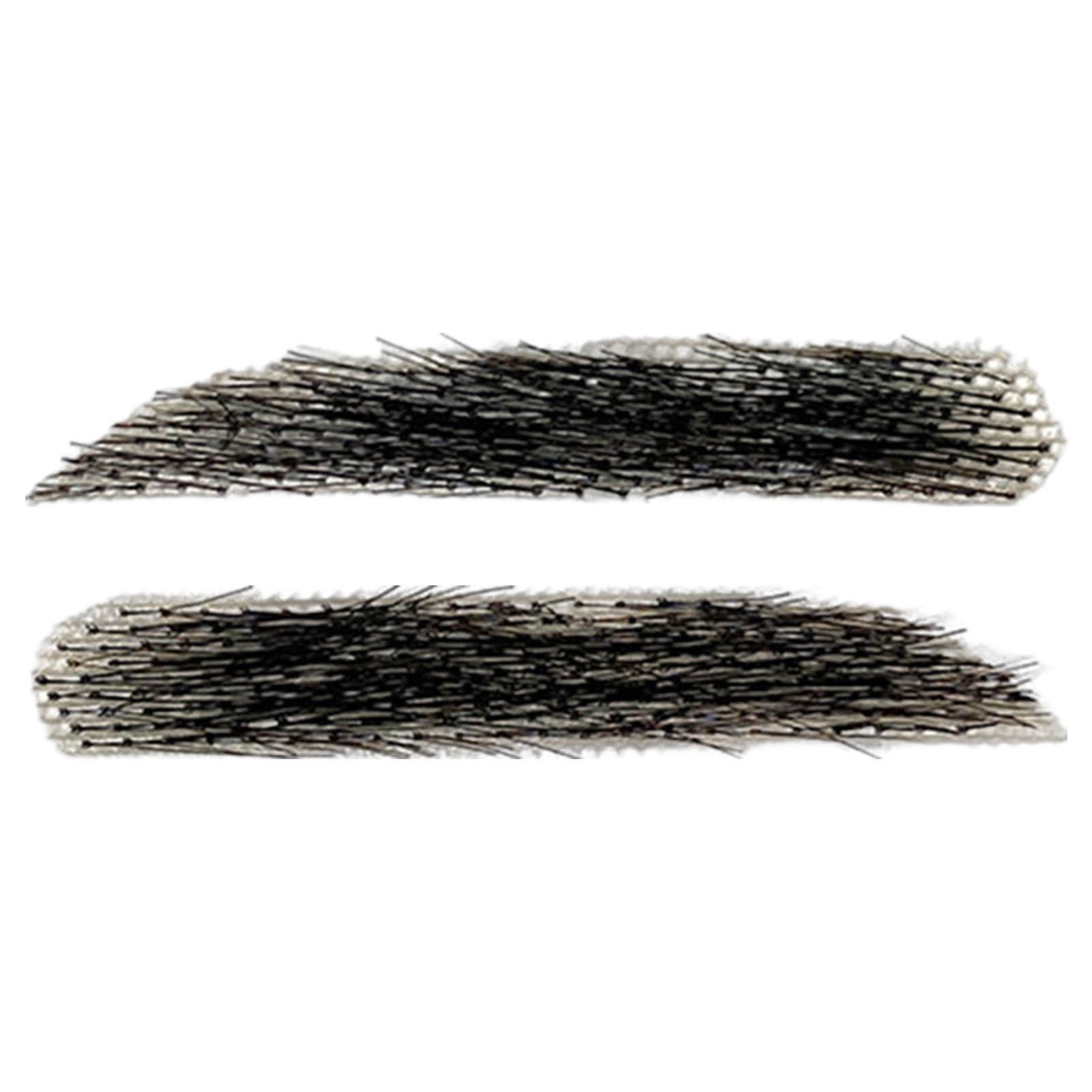 Generic False Eyebrows Human Hair - Real Hair Eye Brows | Waterproof Sticker - Long Lasting - Natural Looking Fake Eyebrow | Fake Eyebrows Hair Extensions | Eyebrows For Eyebrow Grooming Shaping