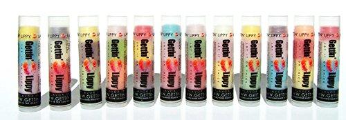Gettin Lippy Flavored Lip Balm (multi-colored, multi 12 pack)