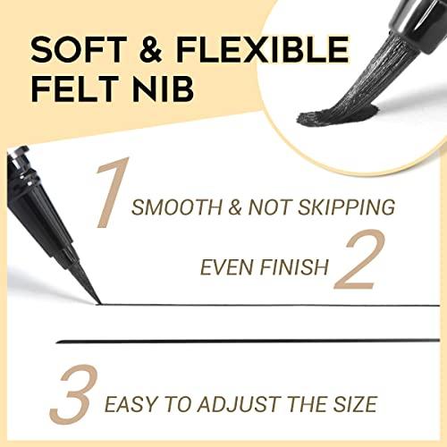 EYESEEK EYESEEK Black Liquid Eyeliner Matte No Skip Waterproof Eye Liners For Women,Smudge Proof Long Lasting Eyeliner Pen,Cruelty-free & Vegan