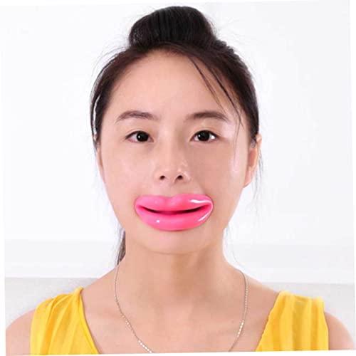 Jorzer Silicone Lips Exerciser Facial Muscle Tightener Face Lifting Mouth Stretcher Trainer, Mouth Exerciser, Lips Muscle Trainer, Mouth Muscle Tightener, Pink
