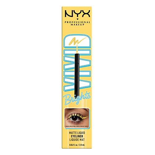 NYX PROFESSIONAL MAKEUP NYX PROFESSIONAL MAKEUP Vivid Brights Liquid Liner, Smear-Resistant Eyeliner with Precise Tip - Had Me At Yellow