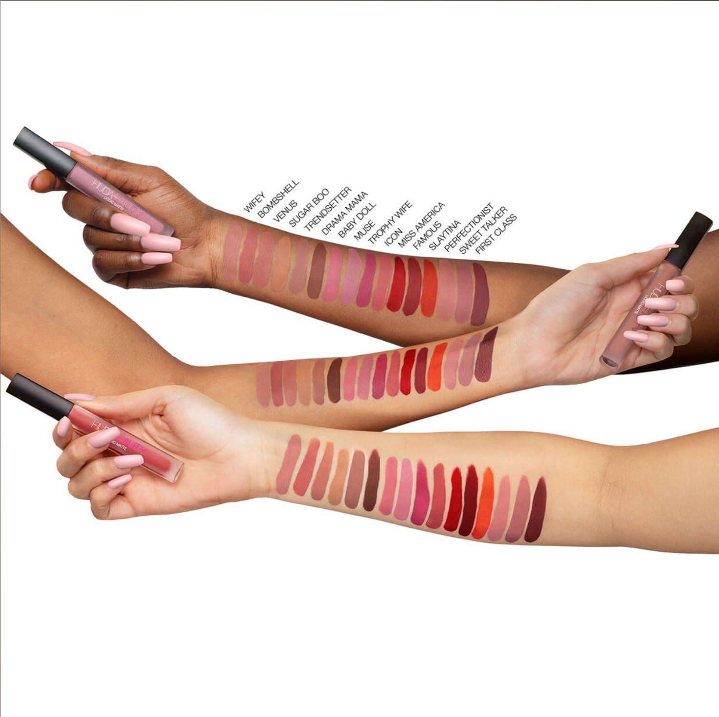 HUDABEAUTY HUDA BEAUTY Liquid Matte Ultra-Comfort Transfer-proof Lipstick Trendsetter