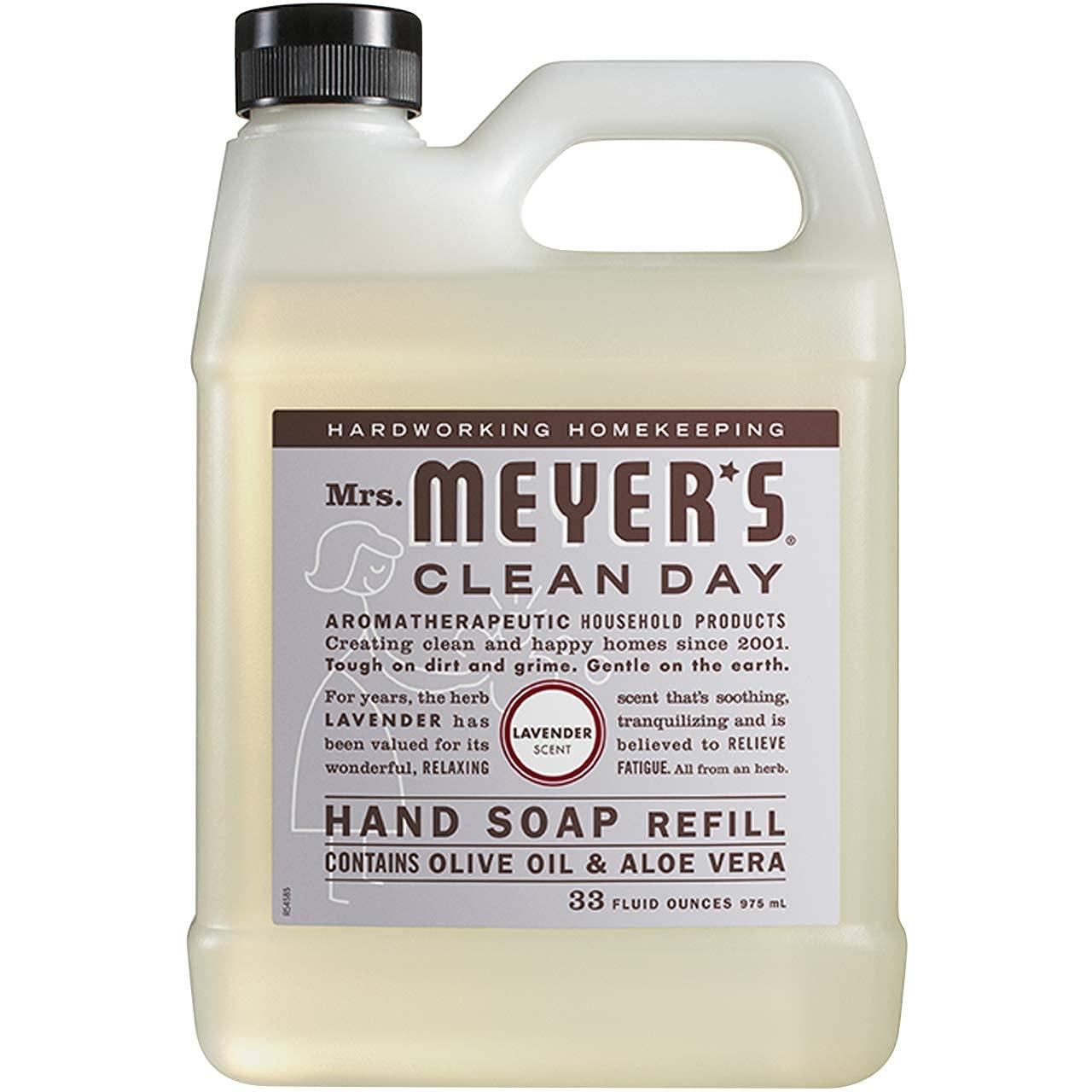 MRS. MEYER'S CLEAN DAY Mrs. Meyer\'s Clean Day Hand Soap Refill Lavender Multi-Packs 33 Fl Oz (Pack of 2)