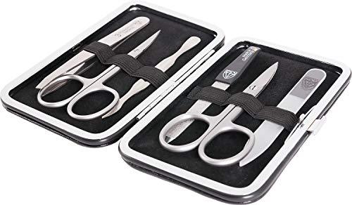 3 Swords Germany 3 Swords Germany - brand quality 6 piece manicure pedicure kit set - stainless steel nail care tools - Made in Solingen Germany (500)