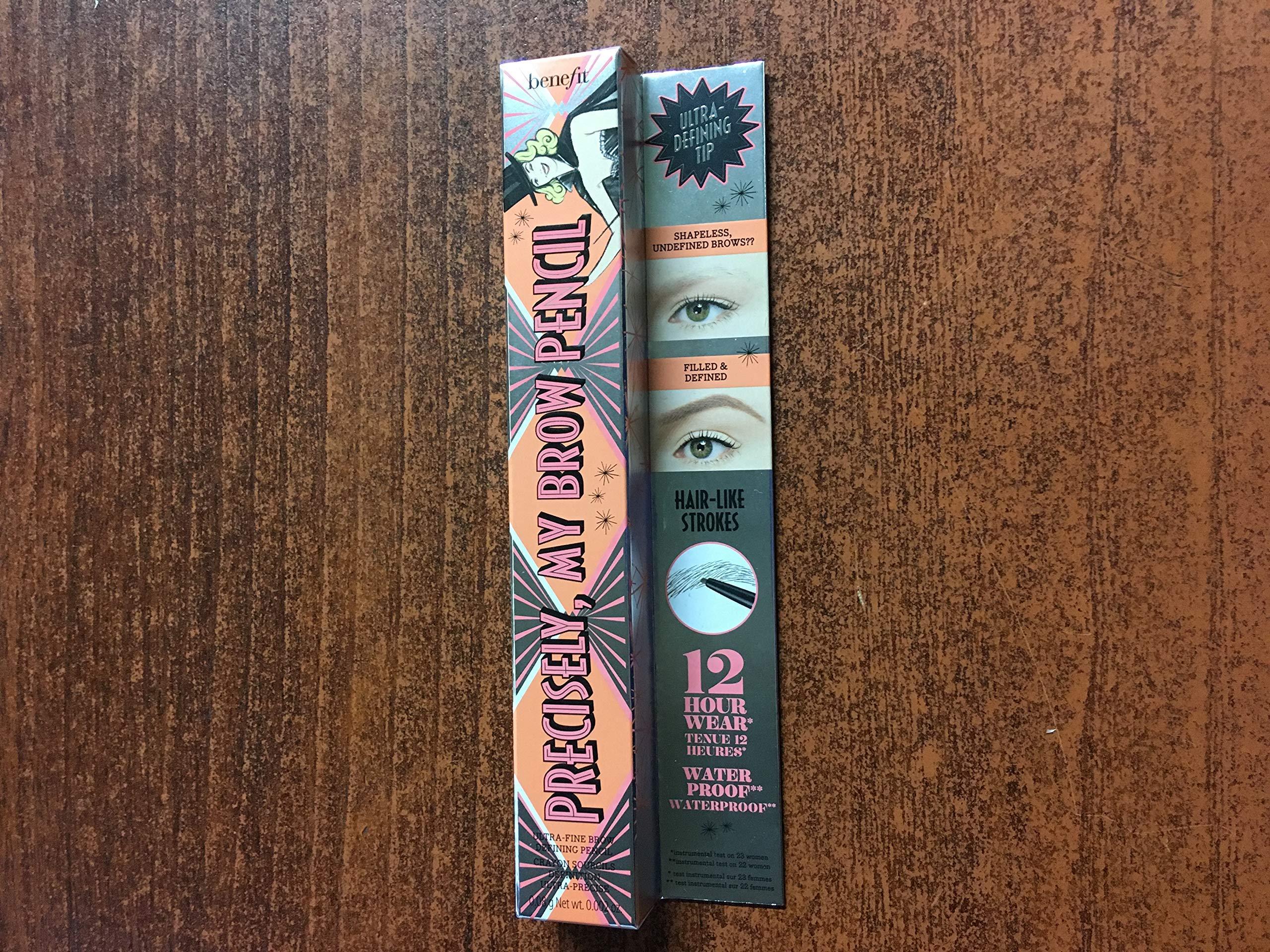 Benefit Benefit Precisely, My Brow Pencil Ultra Fine Brow Defining Pencil # 4.5 Neutral Deep Brown, 0.02 Ounce