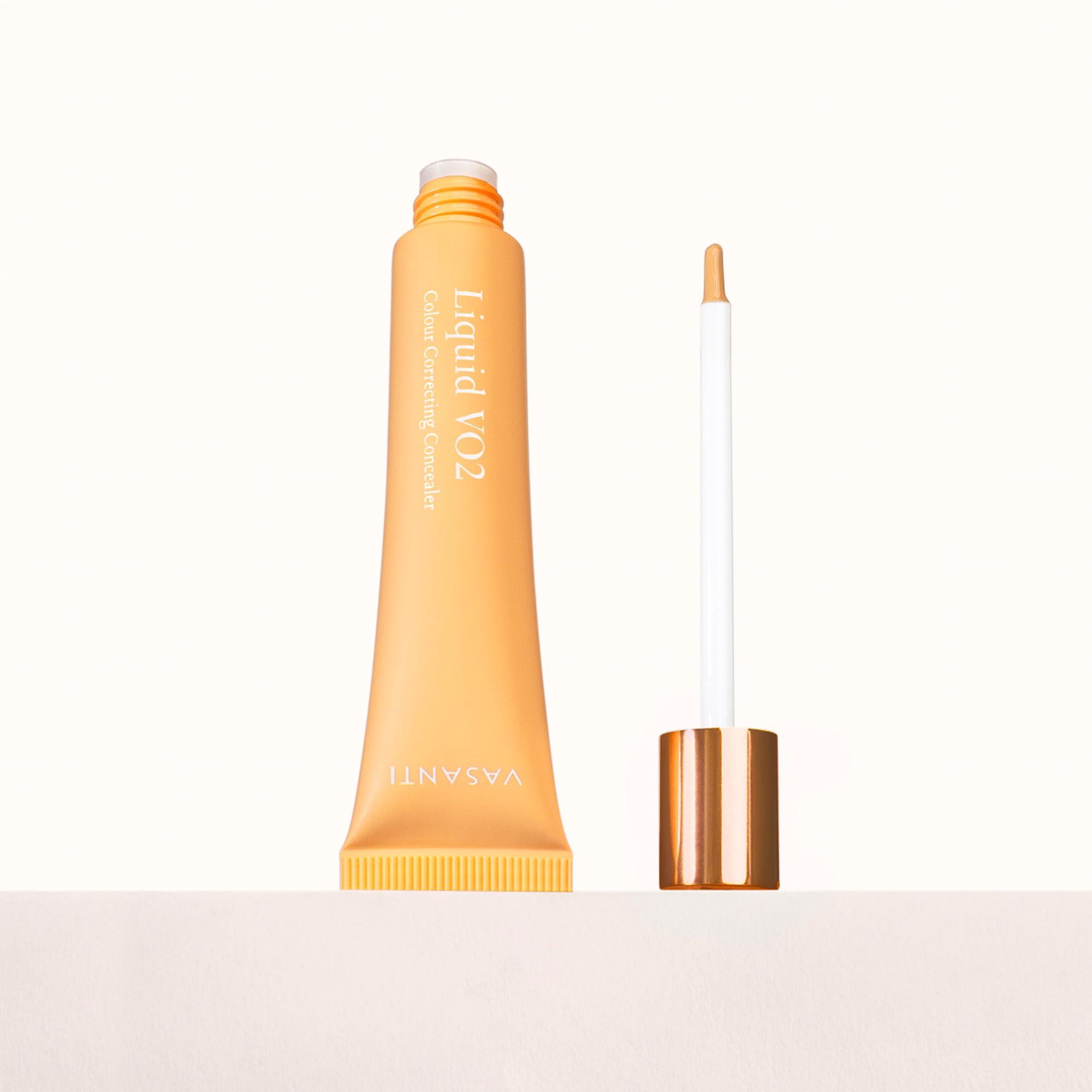 VASANTI Liquid VO2 Undereye Color Corrector and Concealer by VASANTI - Medium to Deep Skin Tones - Paraben Free, Gluten Free - Look Younger with this Dark Circle Concealer