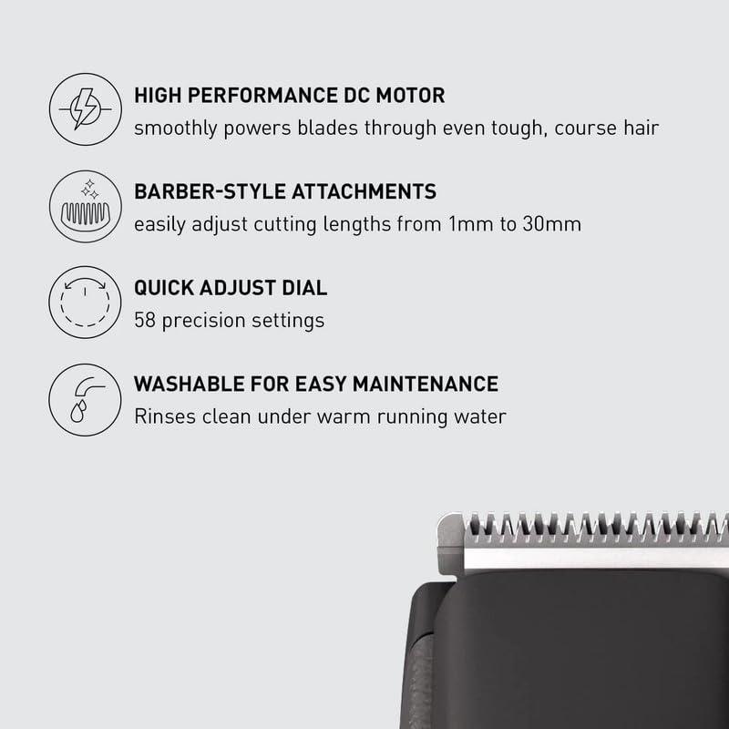 MuMiY MuMiY Replacement 11-20MM Beard Comb for Panasonic ER-GB96-K Long Beard Trimmer for Men Cutting and Detailing Electric Razor Hair Clipper Cutter Head Comb Accessories
