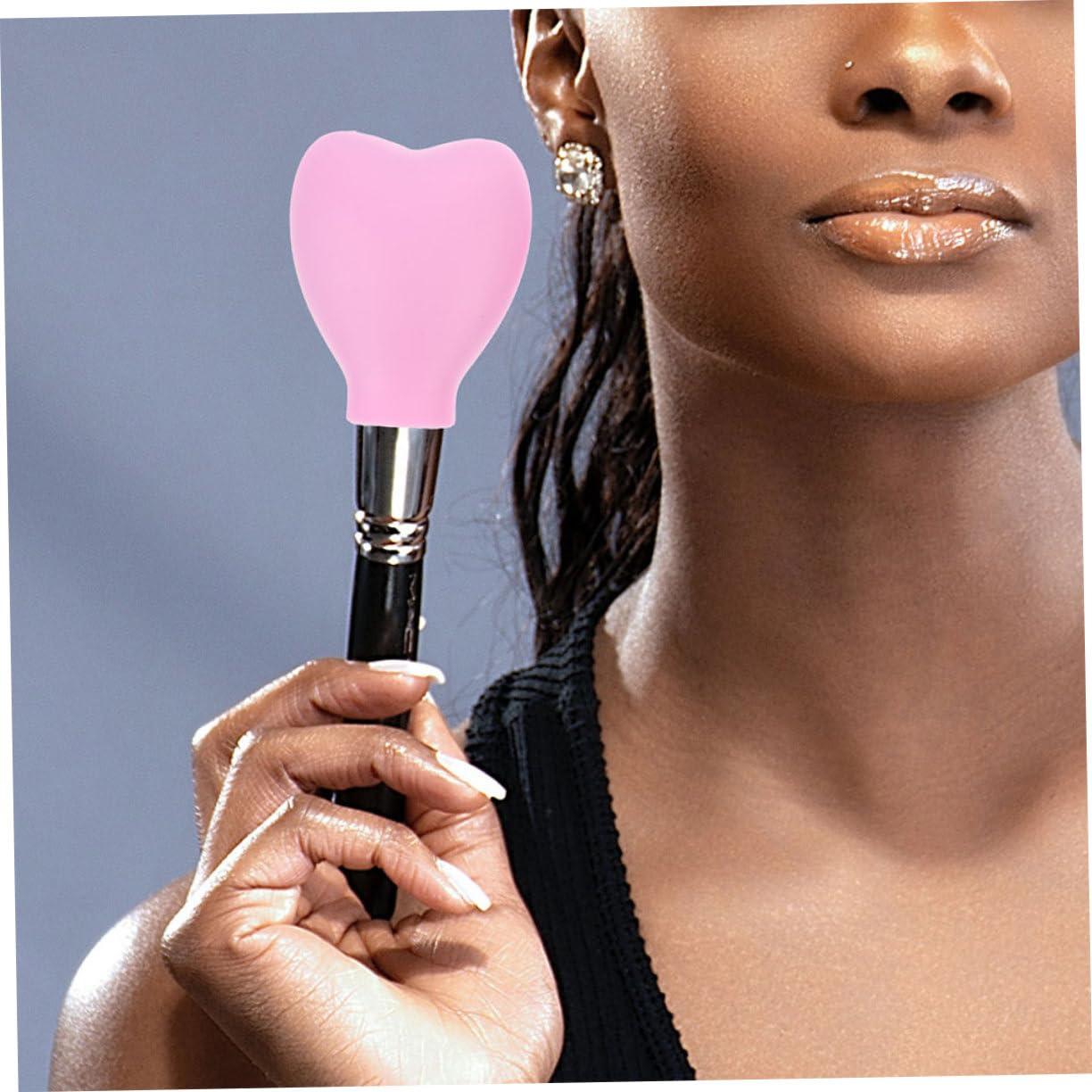 FRCOLOR FRCOLOR 6pcs Makeup Brush Dust Cover Makeup Holder Brush Holder Makeup Brush Storage Cover Brush Coverings Makeup Brush Covers Makeup Brush Lid Brush Head Cover Make up Travel