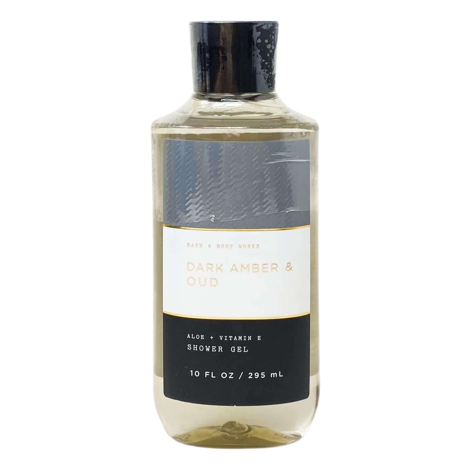 Generic Generic Bath and Body Work Men\'s Collection DARK AMBER & OUD Shower Gel Bundle - Lot of 3, black