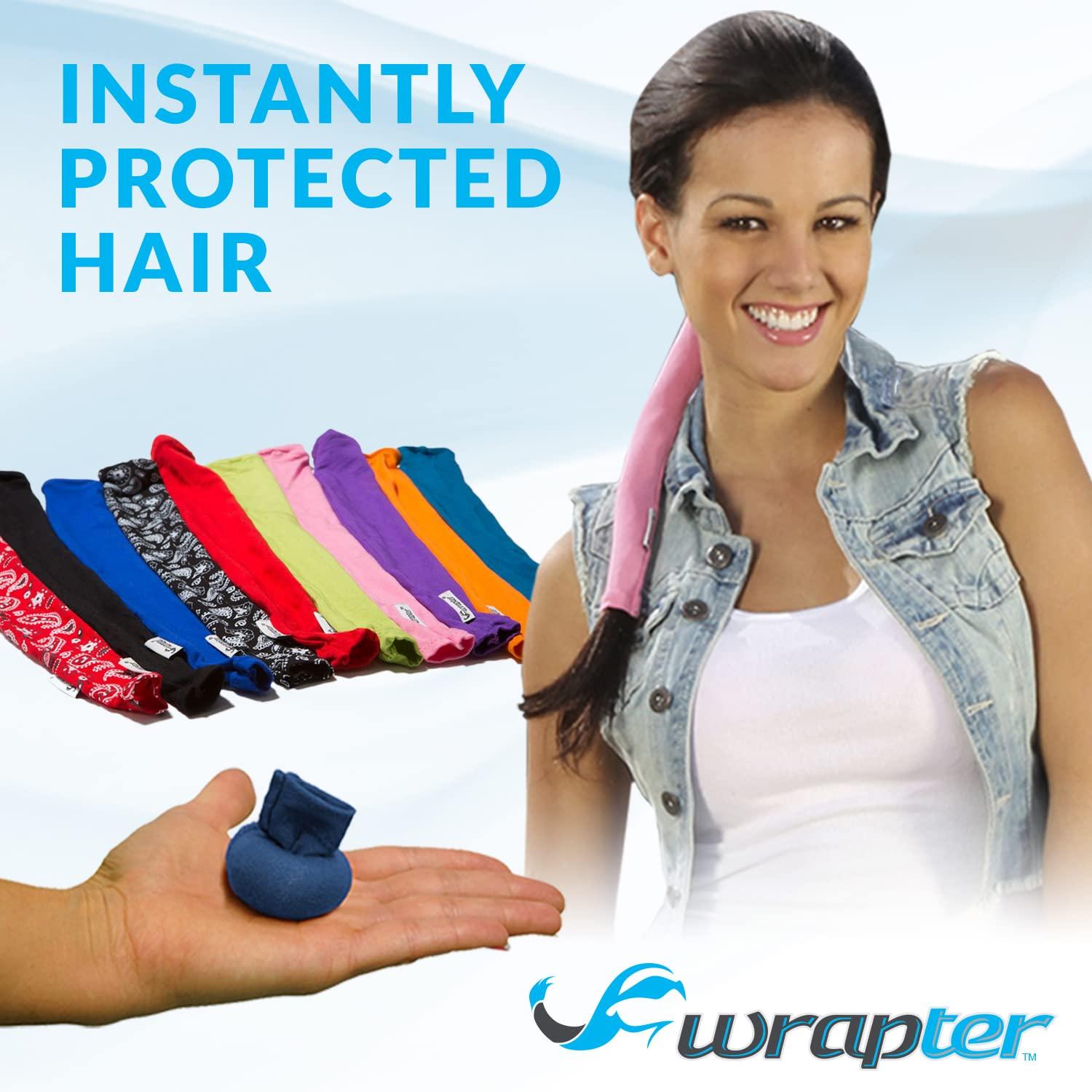 Wrapter Wrapter Pony Tail Hair Wrap (Zigzag Print)