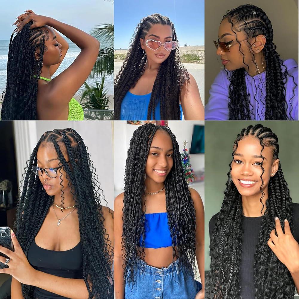 MUNONG Human Braiding Hair for Boho Braids Human Hair 100g 2 Bundles Deep Wave Bulk Human Hair for Braiding No Weft Curly Braiding Hair Bulk Hair Extensions Real Human Hair Natural Color 14 Inch