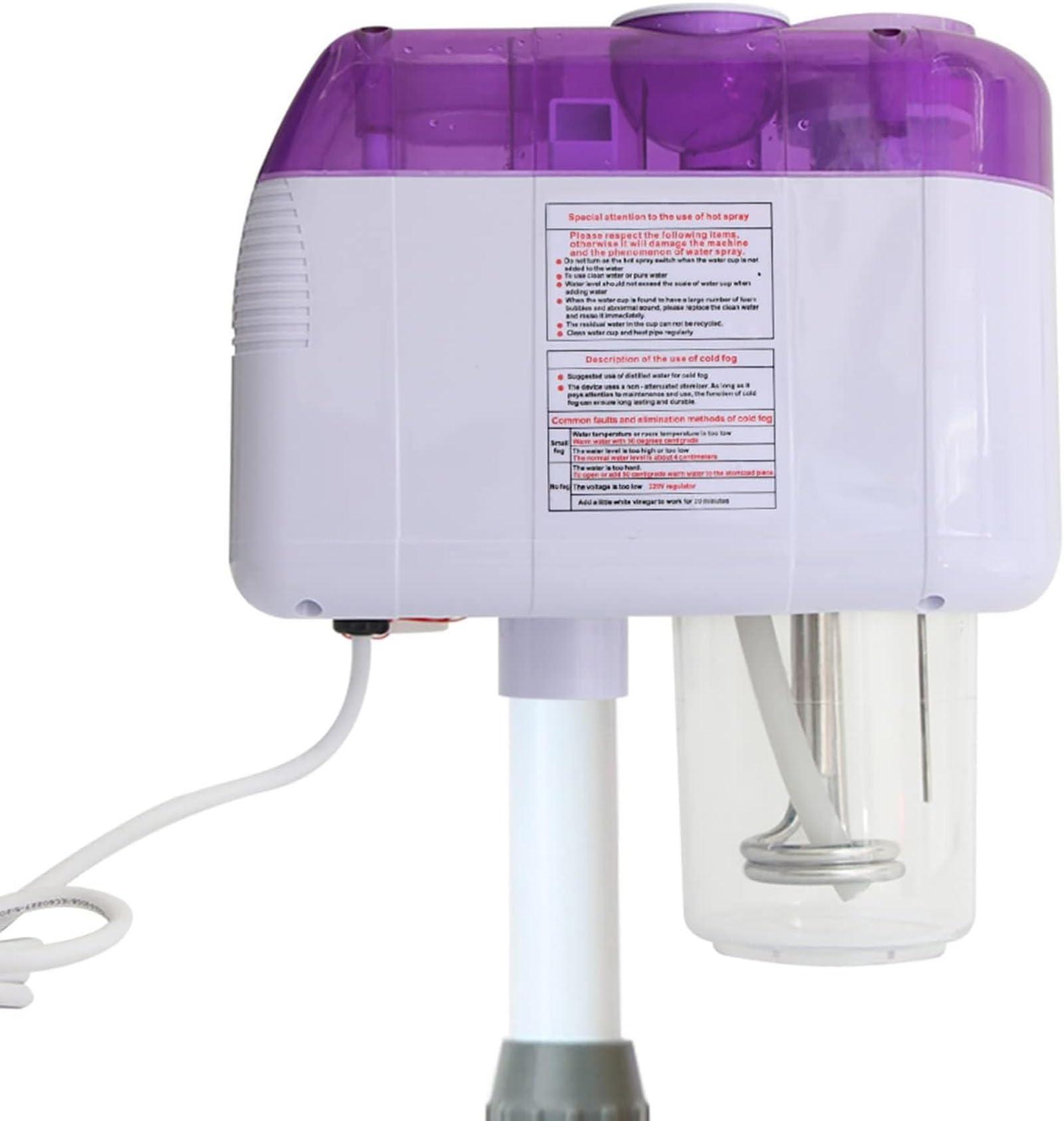 CEEBUS Professional Facial Steamer Device, 2 in 1 Hot and Cold Deep Clean Facial Steamer, Height Adjustable Multifunction Spa Humidify, Use in SPA Salon Beauty