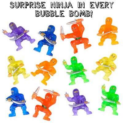 Two Sisters Halloween Bath Bomb & Ninja Bath Bomb for Kids: Surprise Toys Inside - 1 Pack