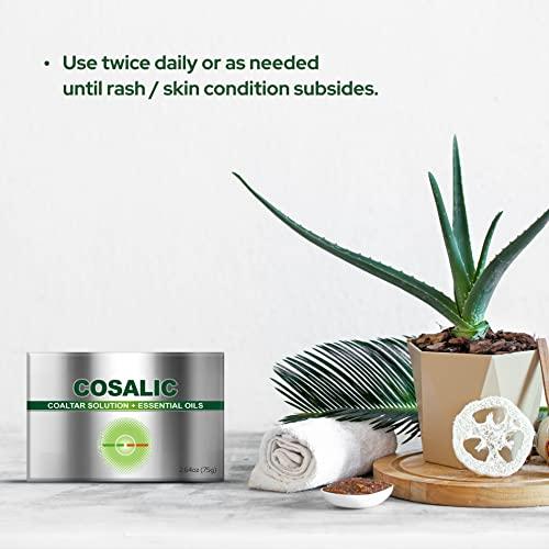 Salve COAL TAR SOAP 75GM, 2.64OZ | With Bergamot, Tea Tree, Jojoba, Chamomile and Aloe Vera Oil | Relieves Dry, Itchy skin Pack of 12