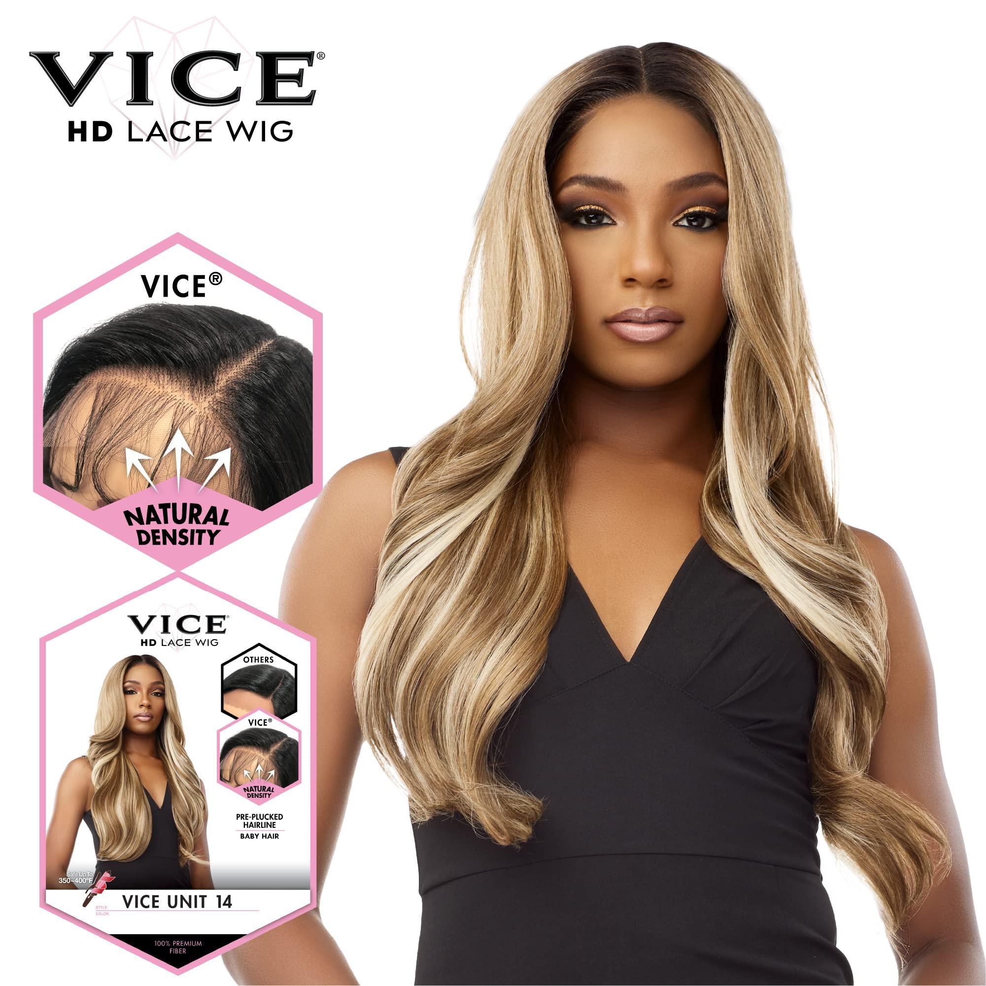 Sensationnel Sensationnel Vice Lace front wig - HD Transparent Lace Pre-plucked Hairline with Babyhair 5 Inch Deep Part - Vice Unit 14 (1) LSV014-1