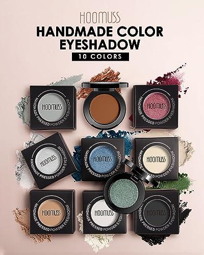 HOOMUSS HOOMUSS Single Grey Matte Eyeshadow Handmade Bold Eye Sahdow Pressed Powder Palette, High Pigmented & Long Lasting, Intense Color Grey Eyeshadow (Grey)