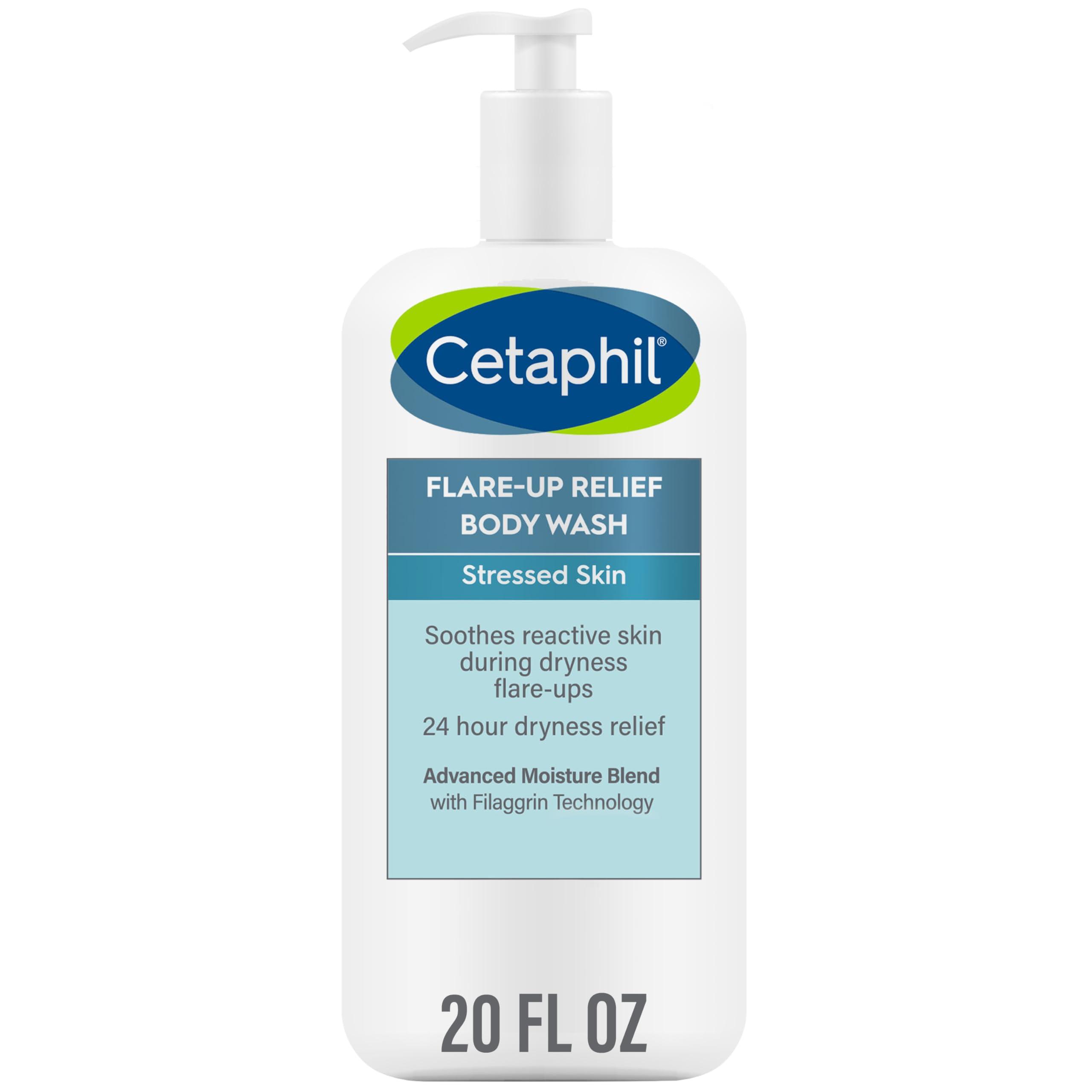 Cetaphil Cetaphil Flare-Up Relief Body Wash with Colloidal Oatmeal to Help Soothe and Condition Ultra-Dry, Stressed, Sensitive Skin, 20 oz