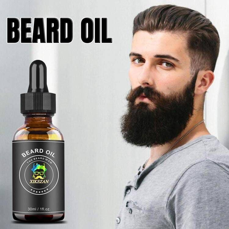 XIKEZAN Beard Kit,Beard Grooming Kit w/Beard Wash,2 Pack Beard Serum,Beard Oil,Beard Balm,Comb,Brush,Scissor,Bag,EBook,Beard Care Birthday Gifts for Men Him Dad Husband Brother