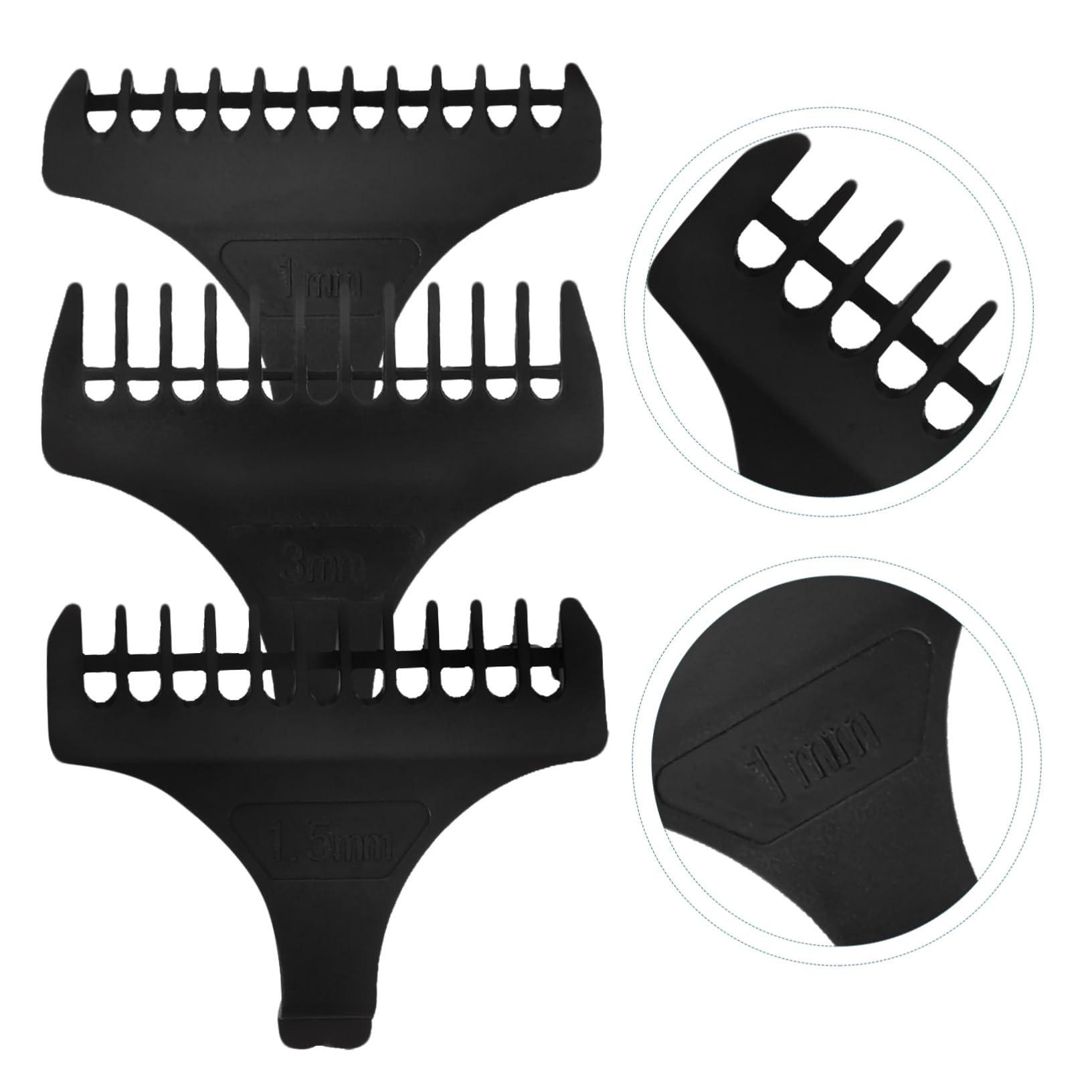 minkissy minkissy Convenient Hair Clipper Guards 1 Set 1.5mm 3mm 1mm Plastic for Accurate Trimming