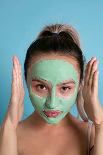 SmoRodina Cosmetics SmoRodina Young Skin Alginate Face Mask with Spirulina and Chlorella, 3 Treatments, Natural Collagen Booster, Tightens, Rejuvenates and Lifts Skin, Wrinkle Treatment and Facial Contour Correction