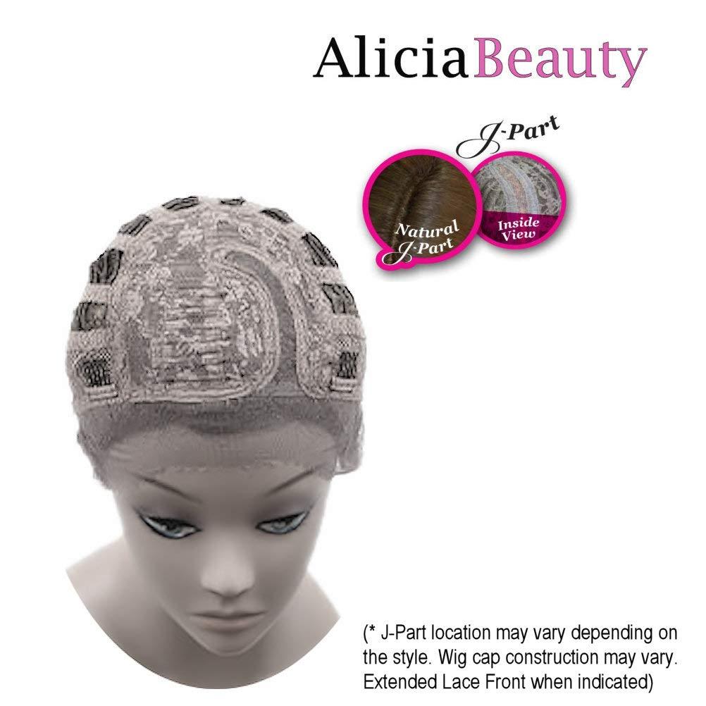 Foxy Lady Foxy Lady (Asia) - Heat Resistant Fiber Lace Part Wig in JET BLACK