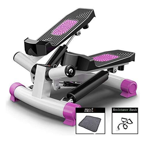 RsFiL Fitness Stair Stepper Health Fitness Twist Stepper with Resistance Bands with Powerful Hydraulic Mute Stepper for Home Workout and Exercise