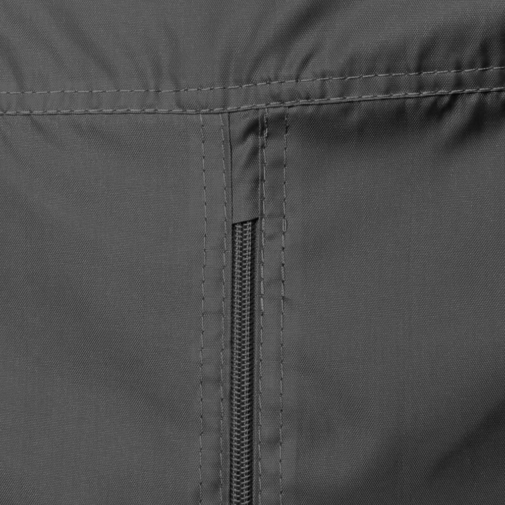 Birsppy Deluxe Golf Cart Covers 4 Passenger, 420D 4 Seat Club Car Cover Waterproof Sunproof Dustproof Black XGF2H