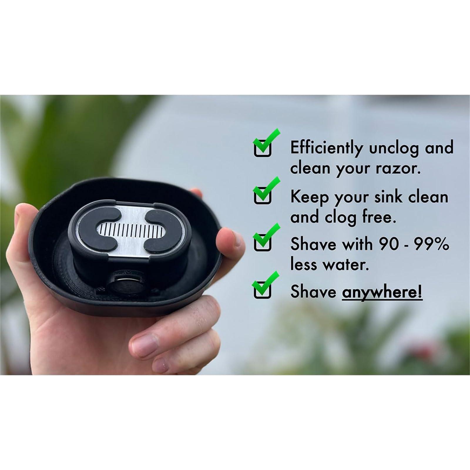 OFUCAB Razor Rinser, razor rinser cleaner, Cleans Blades No Electricity Required, Compatible Any Cartridge Razor Shaver Keeps Blades Clean (2PCS)