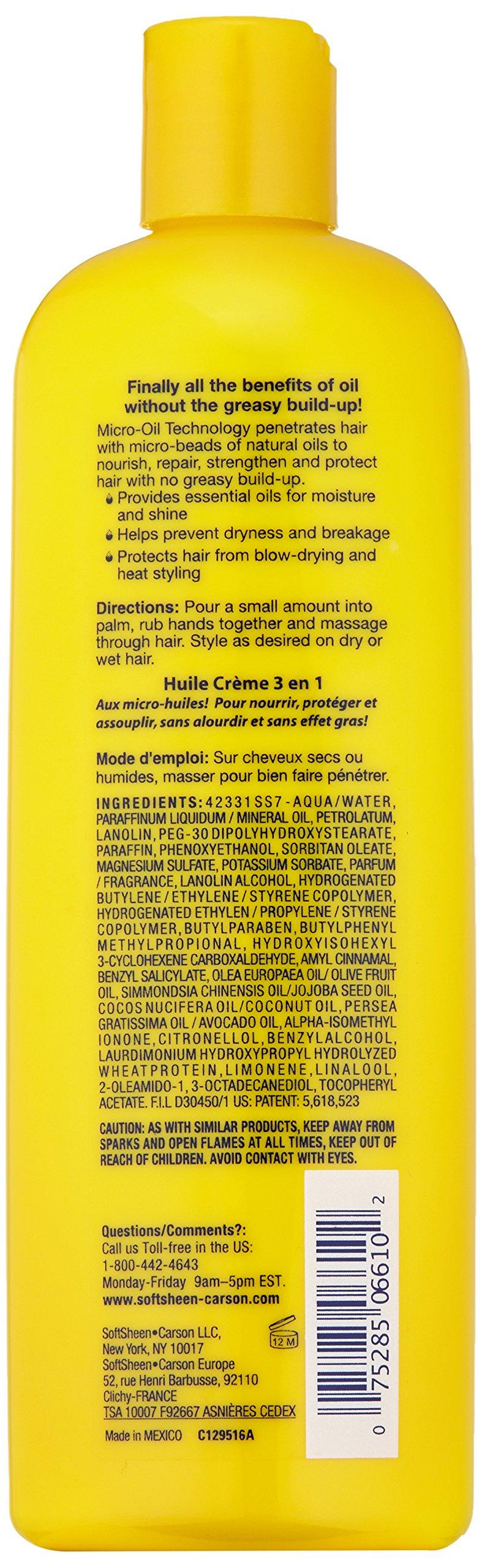 SoftSheen-Carson SoftSheen-Carson Optimum Oil Therapy ft; Micro-Oil Technology 3-in-1 Crme Oil Moisturizer, with Coconut Oil, Avocado Oil, Jojoba Oil and Olive Oil, Helps Moisturize, Nourish and Protect, 9.7 fl oz
