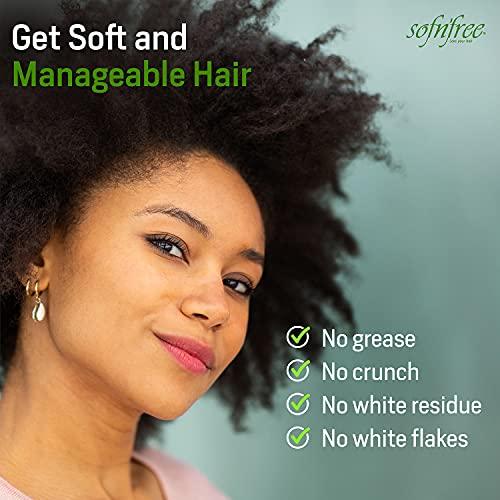 SOF N' FREE Sofn’Free Moisturizer & Curl Activator for Natural Hair, Soft Curls, and Waves 25.36 fl oz / 750ml (2 pack)