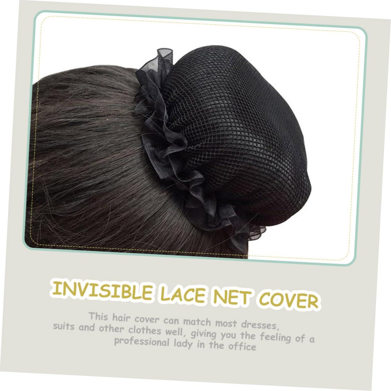 HAKIDZEL HAKIDZEL 20pcs Hair Net Set Kids Ponytail Ring Holder Elastic Mesh Bun Invisible Hair Net Long Hair Cap Hair Bun Holder Invisible Hairnet Bun Net Bun Cover Purse Seine Child Elasticity Lace