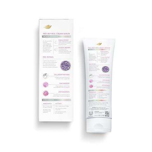 Dove Dove Body Cream Serum Pro-Retinol + Firming for Elasticity and Firmness,with Collagen Peptides, Niacinamide and Antioxidants Lotion, 8 oz