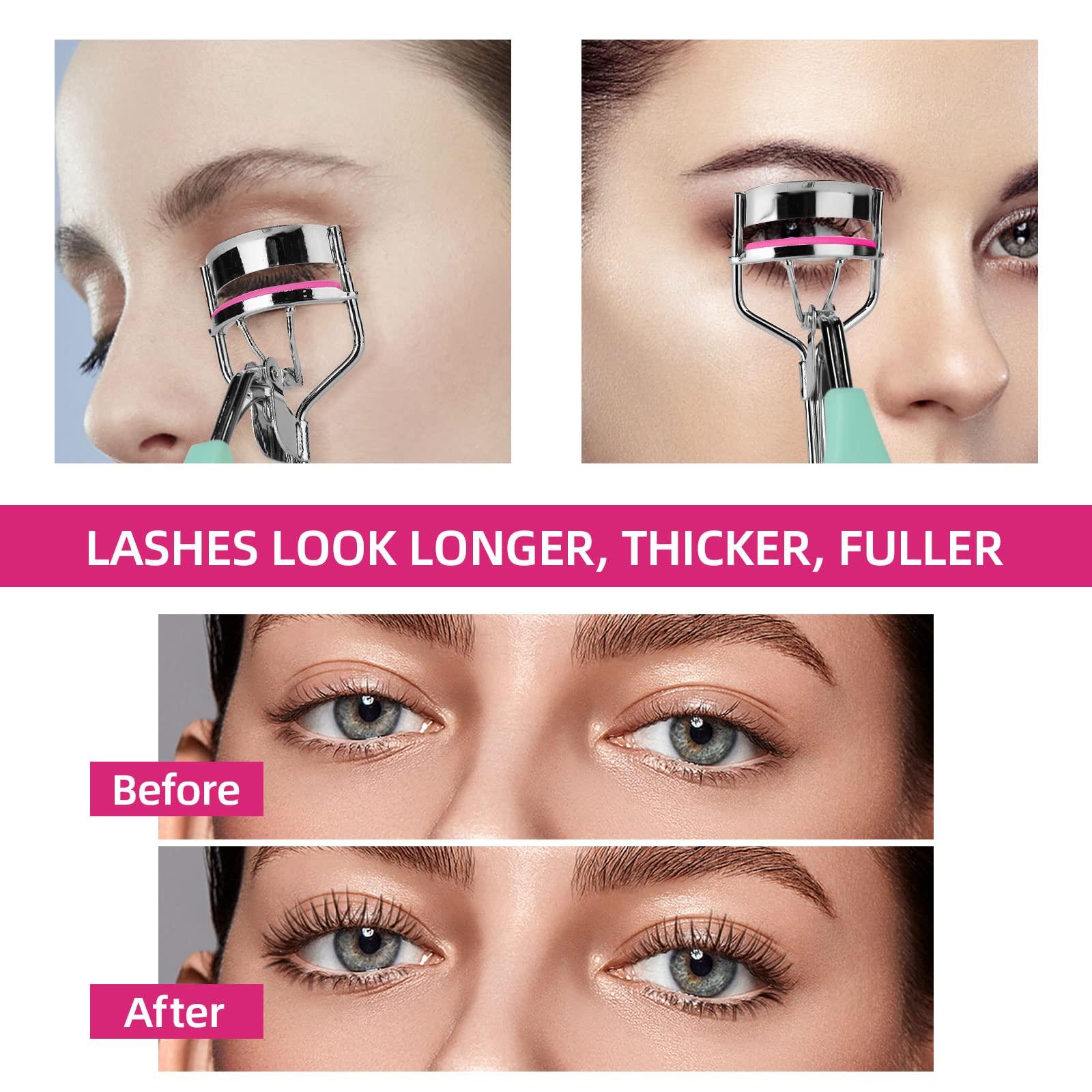 Zowor Zowor Rose Red Eyelash Curler Refills Pads-30 Pcs Silicone Replacement Refills Eye Lash Curler Pads for Universal Eyelash Curler with a Clear Storage Box