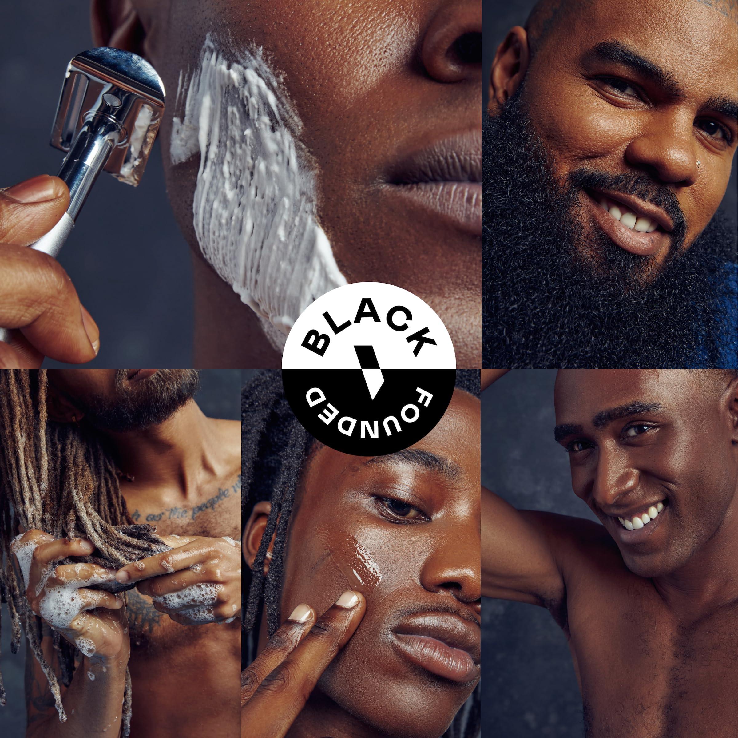 Bevel Bevel Shampoo for Men - Sulfate Free Shampoo for Textured Hair with Coconut Oil and Shea Butter, Detangles Course, Curly Hair, 12 Oz