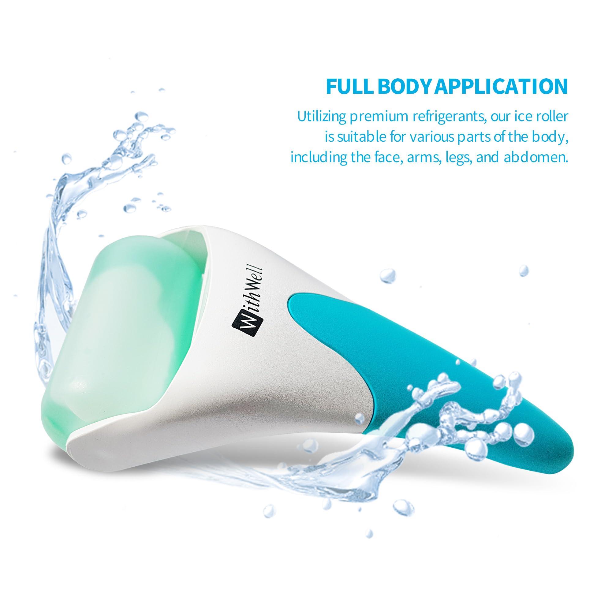 WITHWELL WITHWELL Korean Face Massager Ice Roller for Face and Eyes - Premium Quality, Smooth & Soft Skin Care Beauty Product with Soothing Effects