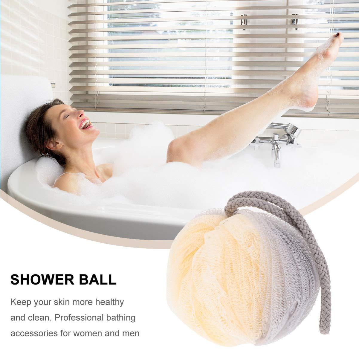 Housoutil Housoutil 4 Pcs Bath Head Loofah Bath Sponges Cleaner Shower Wipes Bathtub Artifact Bath Poufs Puff Bath Plug Sponges Bath Sink Body Softener Net Mesh Shower Skin or