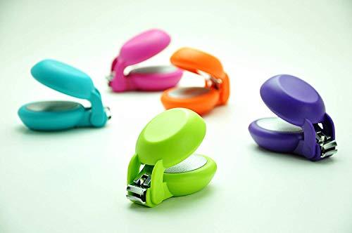 HARAC HARAC Special Needs Nail Clippers for Arthritic Hands, Senior and Kids, Adapted Nail Clipper For Fingernail and Thick Toenail, Made in JAPAN (Purple)