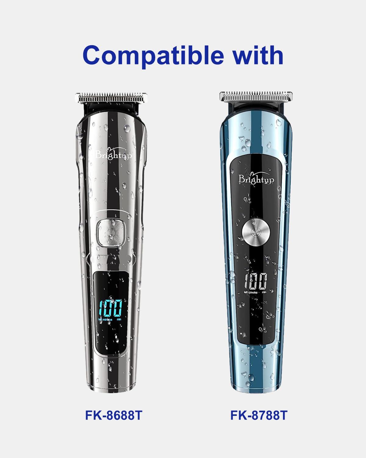 uijino uijino USB Charging Cable Replacement Brightup Beard Trimmer Charger Brightup Charger Brightup FK-8688T Charger, 1 Cleaning Brush, 3.3ft Power Cord