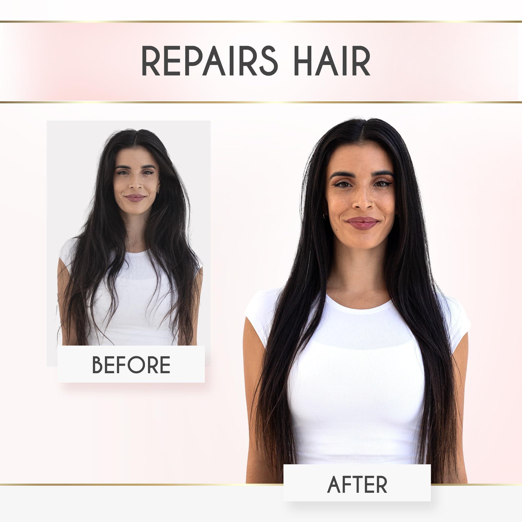 ELLA BELLA ELLA BELLA All-in-1 Heat Protectant Spray for Hair Repair, Protect, and Nourish with UV Shield Cruelty-Free Formula with Argan Oil, Jojoba, and Keratin Professional Hair Heat Protection Spray