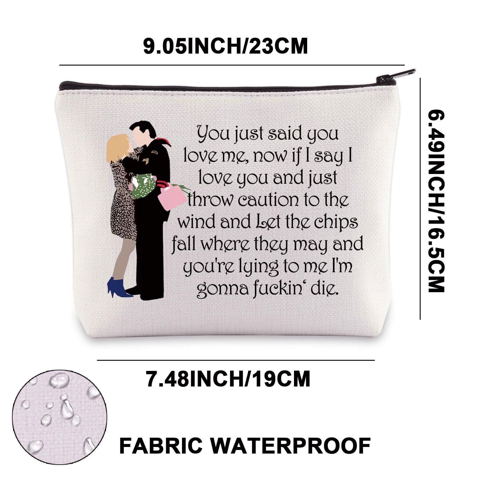 G2TUP G2TUP Alabama And Clarence Makeup Bag Alabama And Clarence Gifts Romance Movie Gifts 90s Movie Love Zipper Pouch (You just)