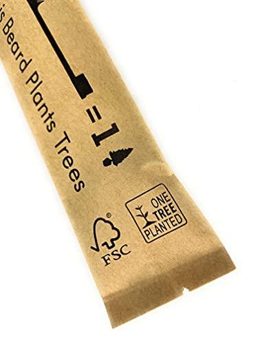 Green Beard Grmng Sapling Mustache Brush & Comb (2-pack) from Green Beard Grmng - Boar Bristle & Bamboo